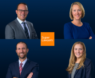 four attorneys recognized by Maryland Super Lawyers