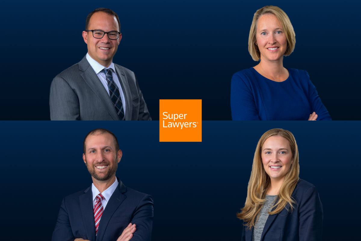 four attorneys recognized by Maryland Super Lawyers